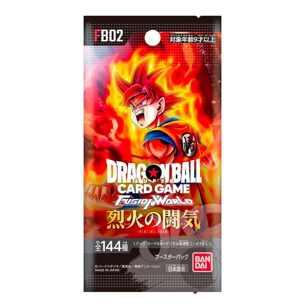 FB02 - Blazing Aura — Dragon Ball Fusion World sigillato originale